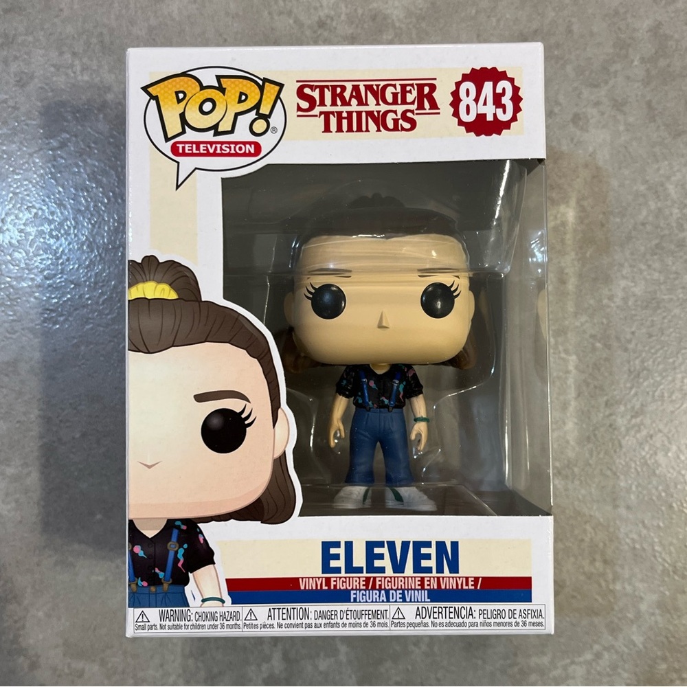 Stranger Things Eleven Funko Pop Figure #843 New In Box